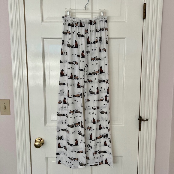Siamese cat pattern Lounge Pants, size small - Picture 1 of 8